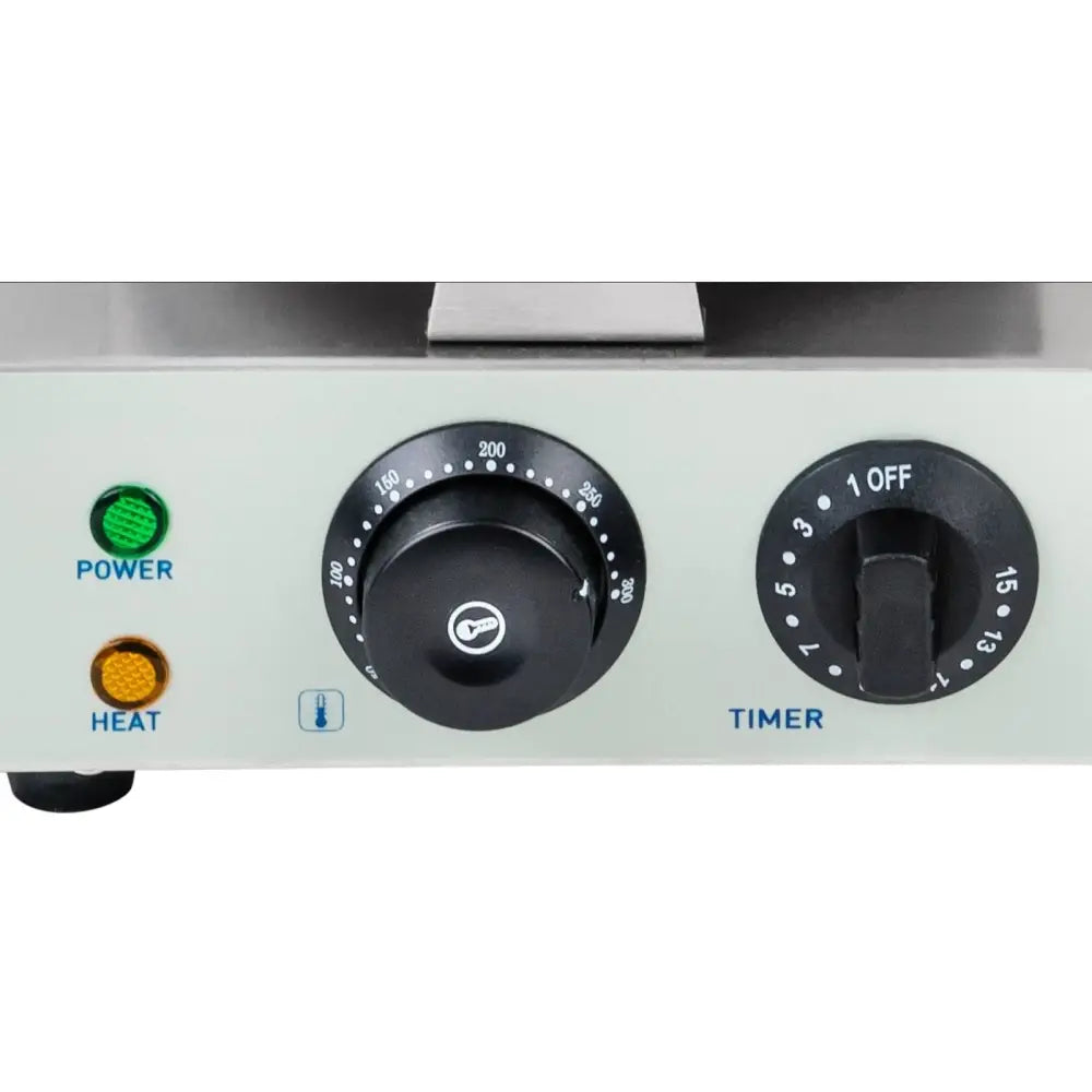 Rund Enkel Wafeljern med Teflonbelegg 18,5 Cm