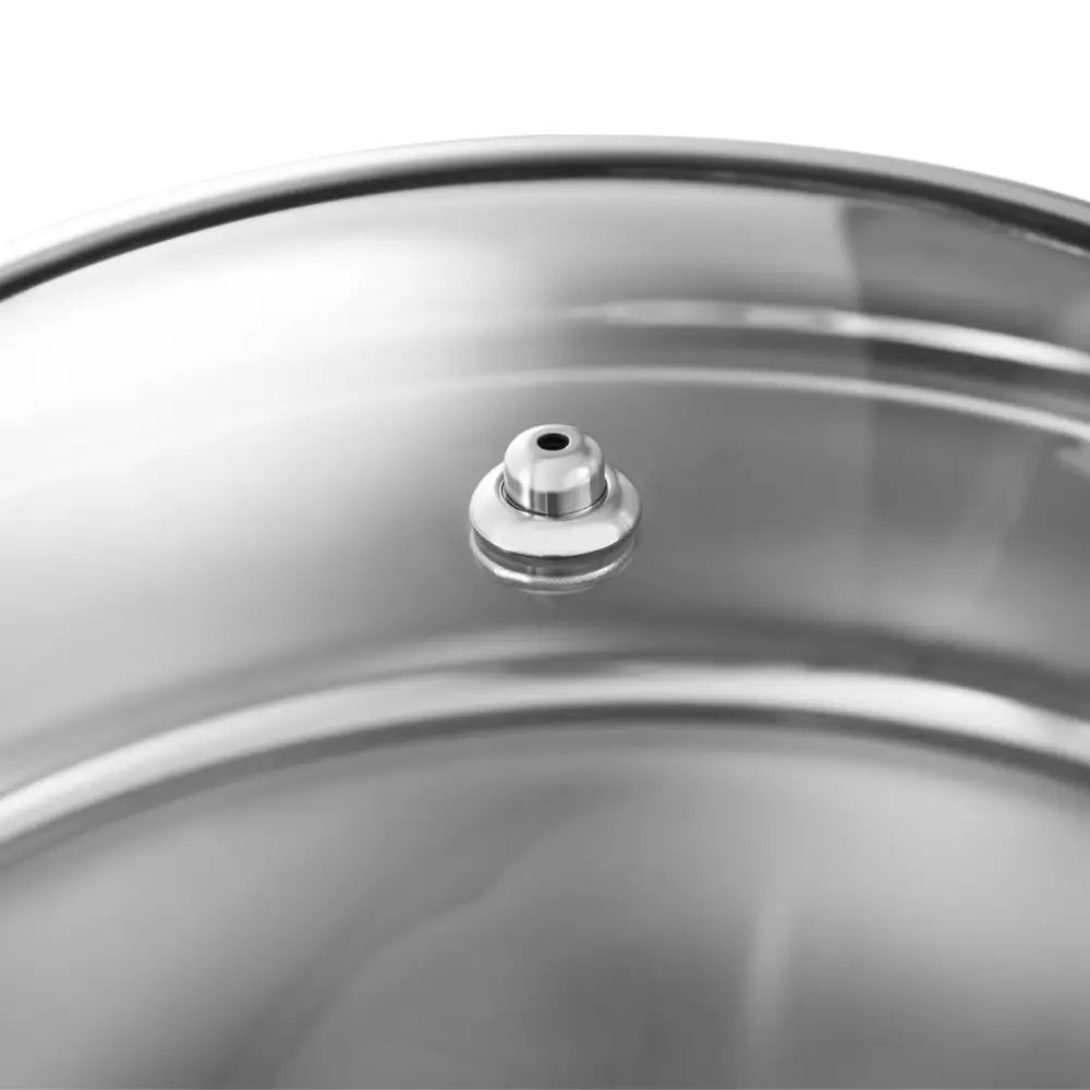 Rund Matvarmeplate med Lokk 39 Cm Diam. 5,5 l