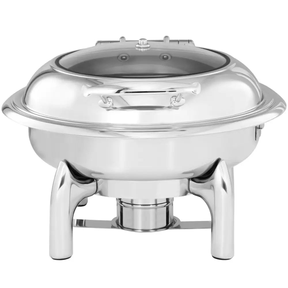 Rund Matvarmeplate med Lokk 39 Cm Diam. 5,5 l