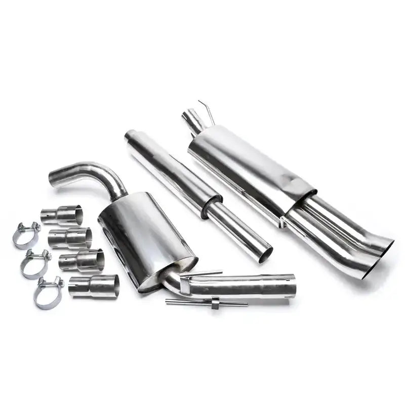 Rustfritt Stål Catback 2x76mm Dtm Ta Technix Volkswagen Golf 3 91-99 / Golf 4 98-03