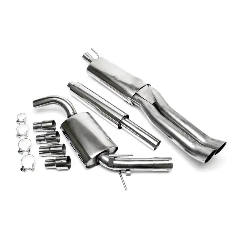 Rustfritt Stål Catback 2x76mm Dtm Ta Technix Volkswagen Golf 3 93-99 / Vento 92-98