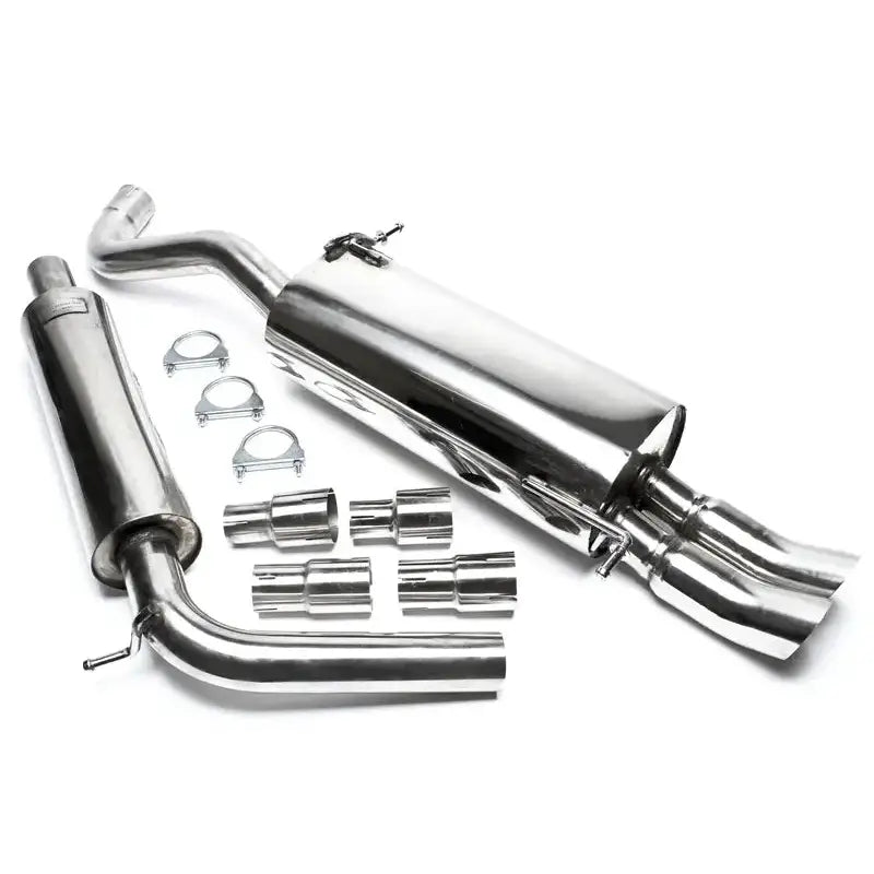 Rustfritt Stål Catback 2x76mm Dtm Ta Technix Volkswagen Polo (9n) 01-05