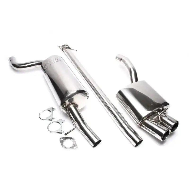 Rustfritt Stål Catback 2x76mm Ta Technix Ford Focus Mk1 01-04 Hatchback