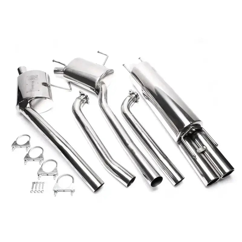 Rustfritt Stål Catback 2x76mm Ta Technix Opel Omega b 94-03