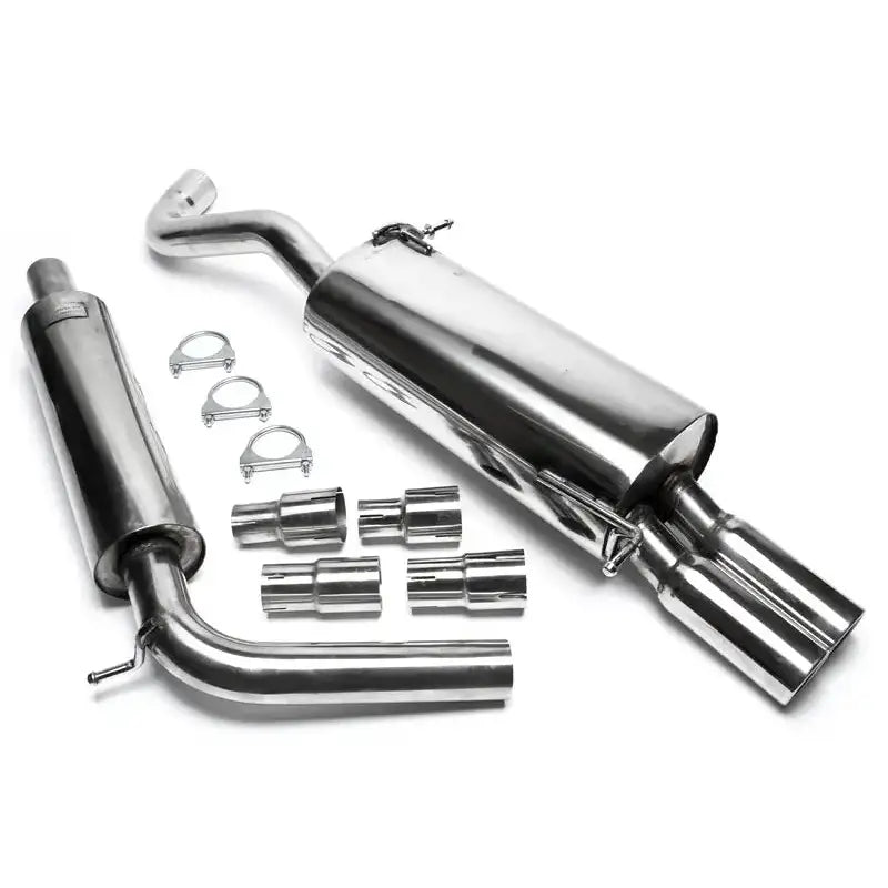 Rustfritt Stål Catback 2x76mm Ta Technix Volkswagen Polo (9n) 01-05