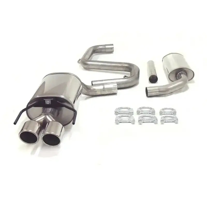 Rustfritt Stål Catback 2x80mm Ta Technix Saab 9-3 02-06