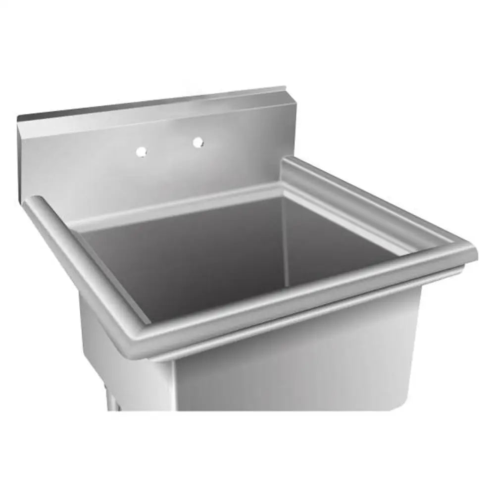 Rustfritt Stål Gastronomisk Kjøkkenvask Enkeltkammer 75x75cm