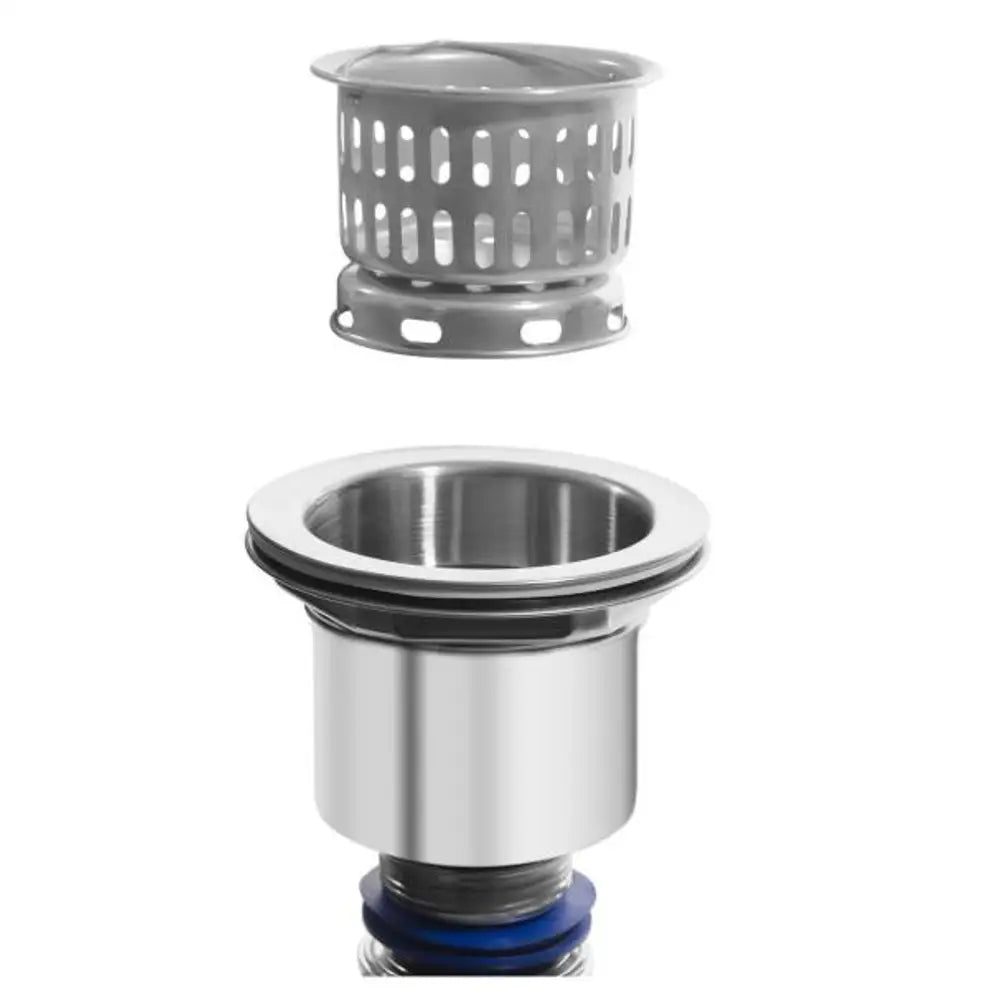 Rustfritt Stål Gastronomisk Kjøkkenvask Enkeltkammer 75x75cm