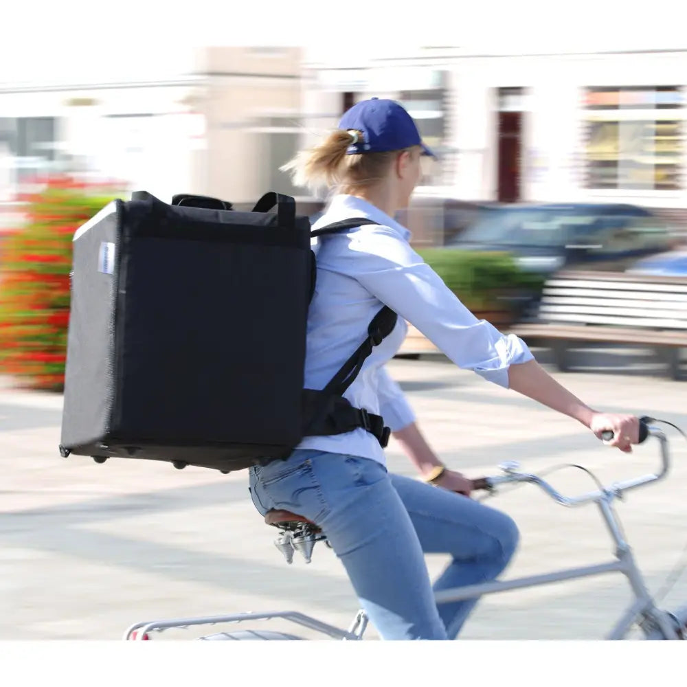 Ryggsekk Matleveringstaske for Transport av 10 Pizzaesker Vanntett 72 l - Hendi 709801