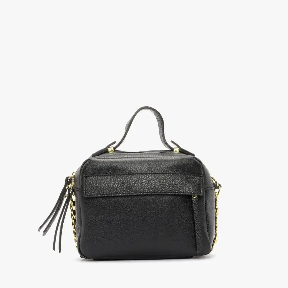 Ryłko Svart Skinnveske Håndveske for Damer