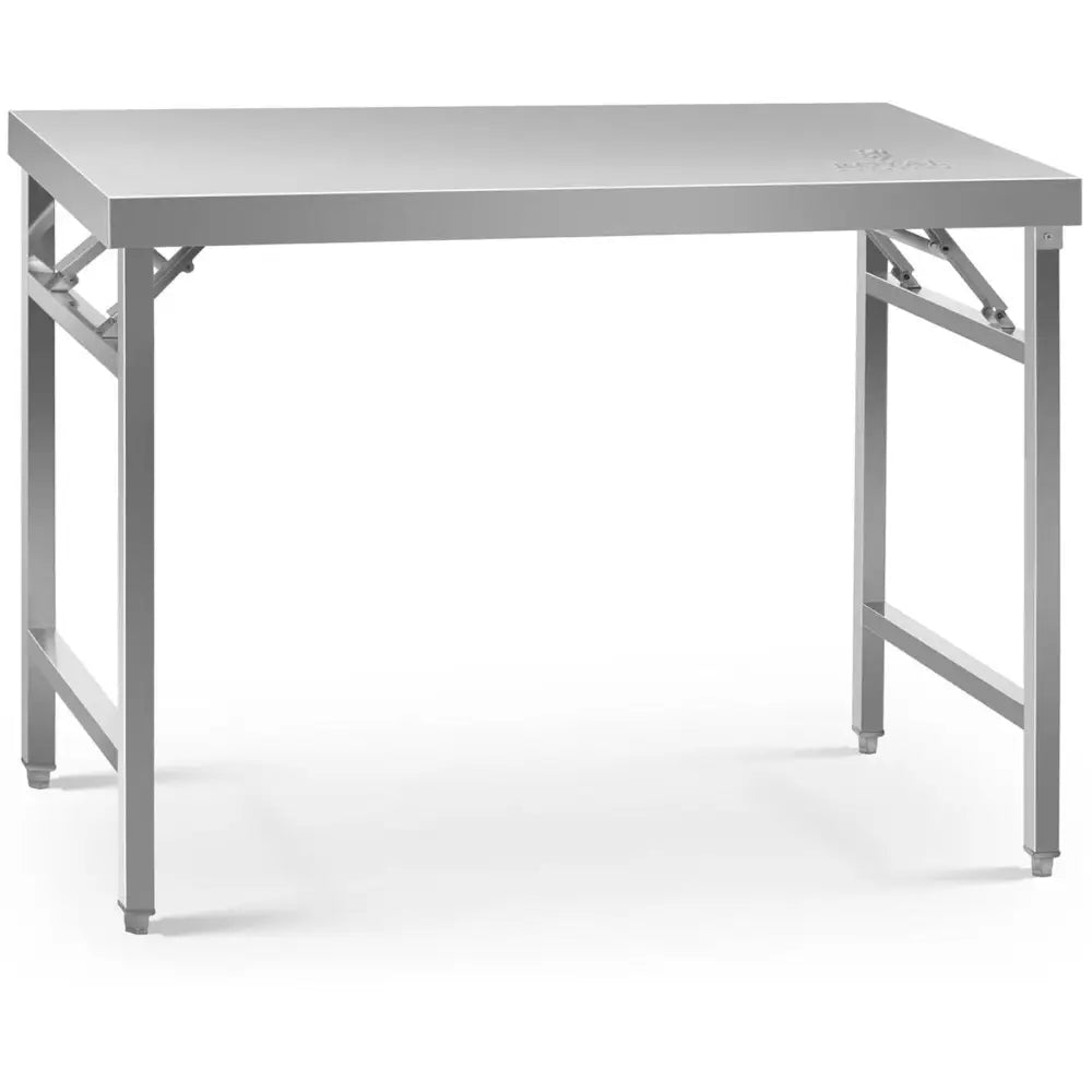 Sammenleggbar Laboratoriestålbenken 120 x 70 Cm