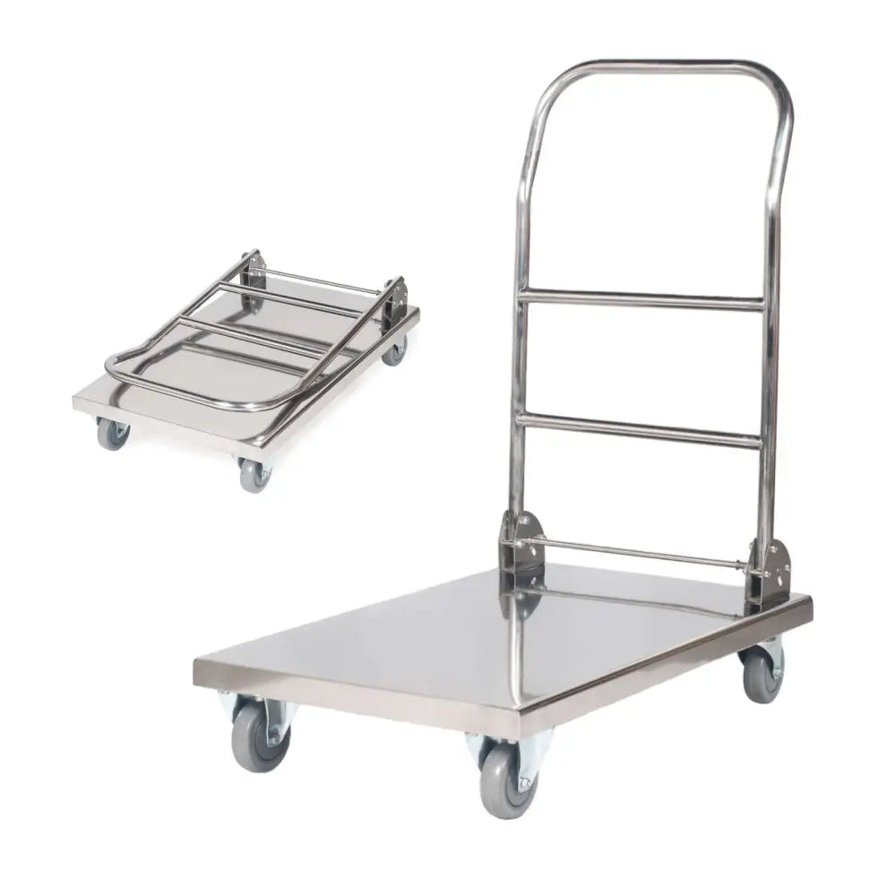 Sammenleggbar Stålplattformvogn Horeca 70x52cm