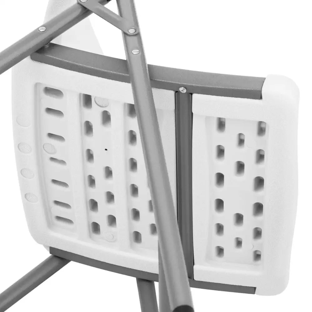 Sammenleggbart Hvitt Bankett- og Hagestolsett 40 x 38 Cm - 4 Stk.