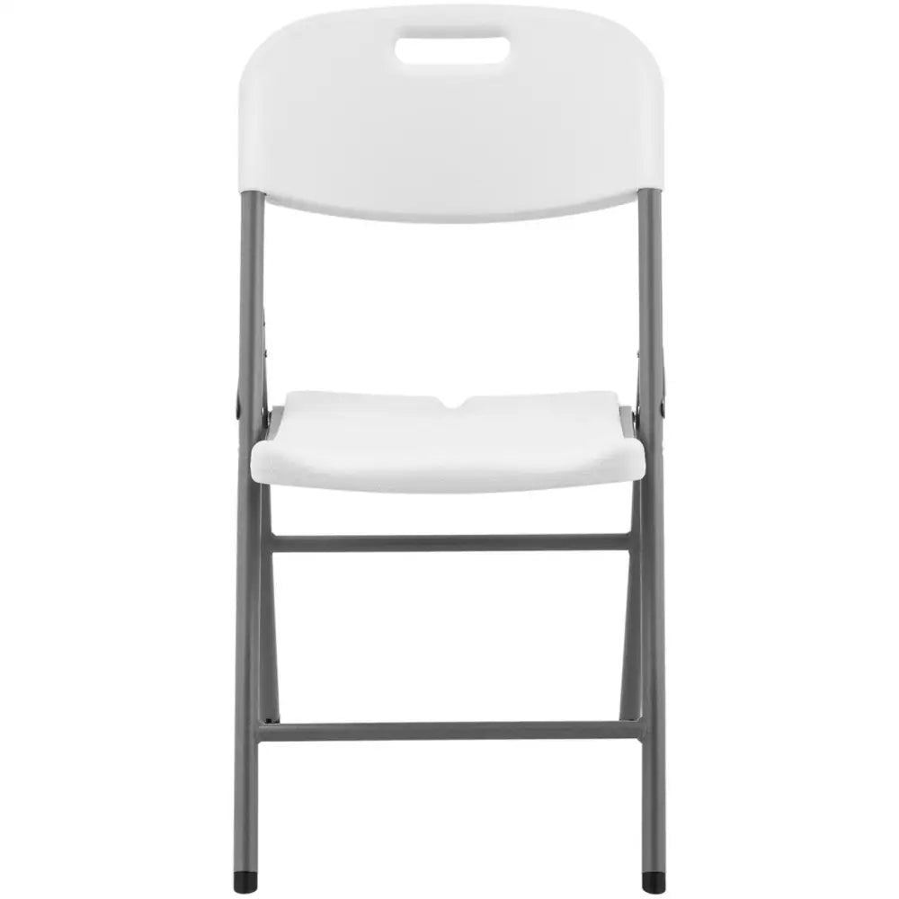 Sammenleggbart Hvitt Bankett- og Hagestolsett 40 x 38 Cm - 4 Stk.