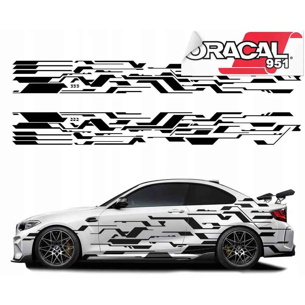 Selvklebende Bilfolie i Kamuflasje-moro Camo 44x800 Cm Folie 951 Mg