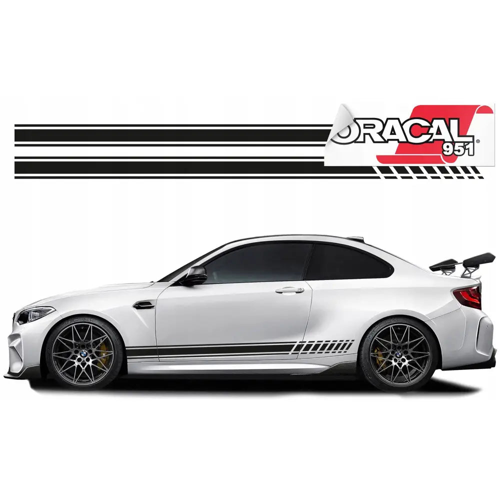 Selvklebende Bilside Striper 190x9cm 2stk