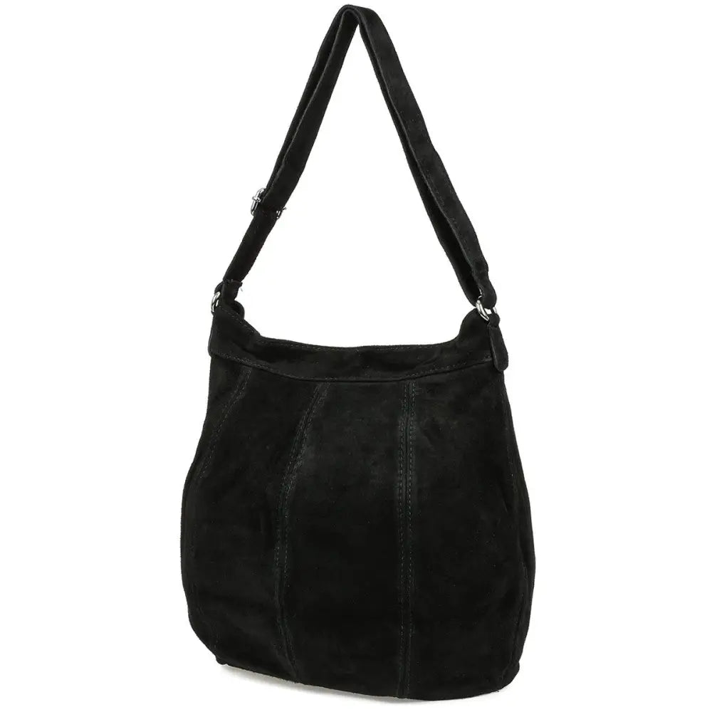 Semsket Skinnveske til Kvinner A4 Skinnpose med Stropp