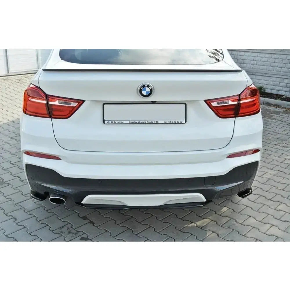 Sentersplitter bak Bmw X4 M-pack (without a Vertical Bar)
