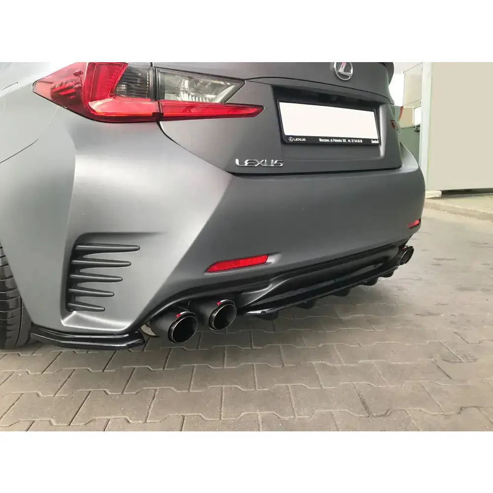 Sentersplitter bak (med Finner) Lexus Rc