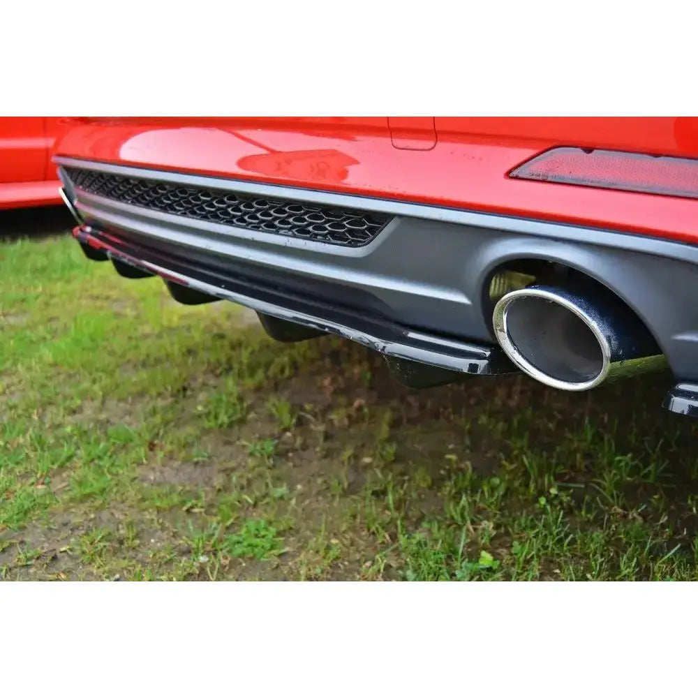 Sentersplitter bak (med Vertikale Finner) Audi A5 F5 S-line