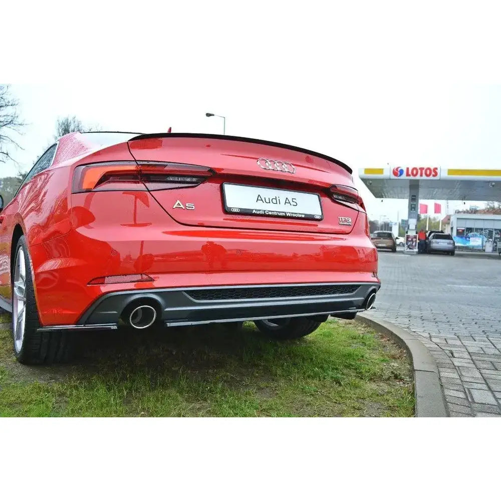 Sentersplitter bak (med Vertikale Finner) Audi A5 F5 S-line