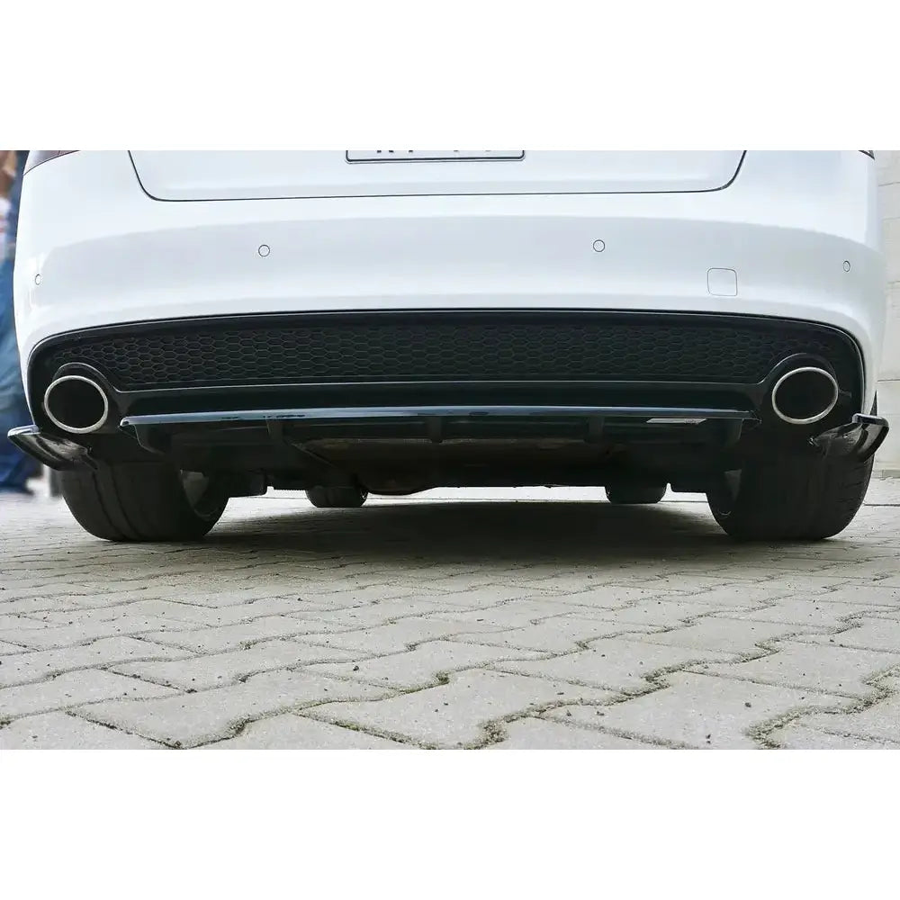 Sentersplitter bak (med Vertikale Finner) Audi A5 S-line 8t Fl Coupe / Sportback