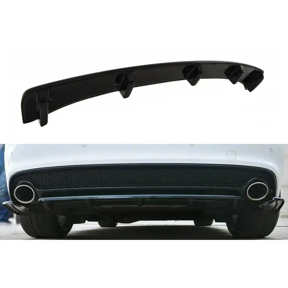 Sentersplitter bak (med Vertikale Finner) Audi A5 S-line 8t Fl Coupe / Sportback