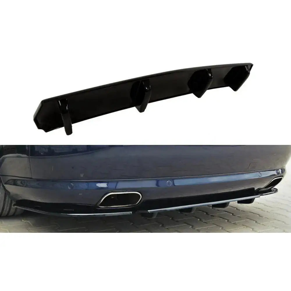 Sentersplitter bak (med Vertikale Finner) Audi S8 D3