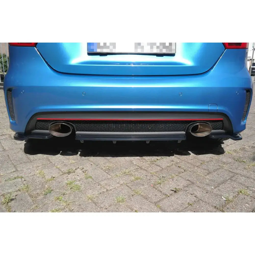 Sentersplitter bak (med Vertikale Finner) Mercedes-benz W176 Amg-line Preface