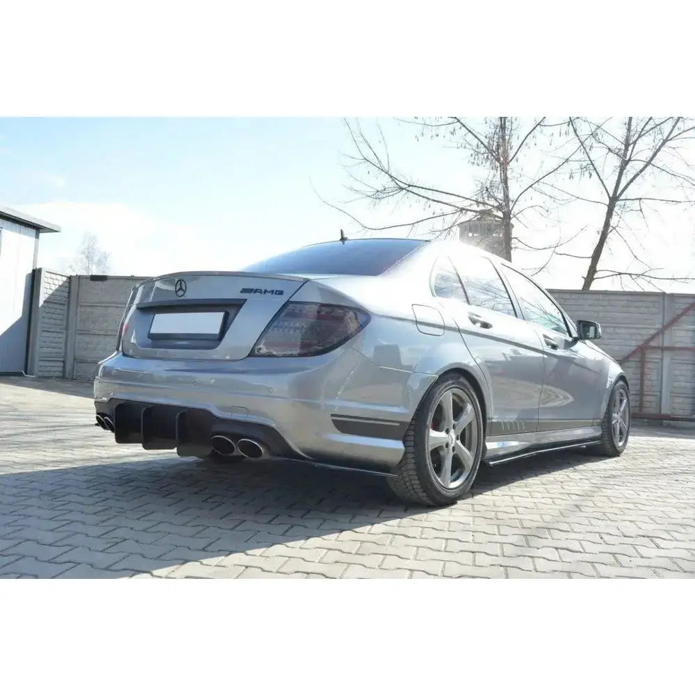 Sentersplitter bak V.1 Mercedes c W204 Amg-line (facelift)