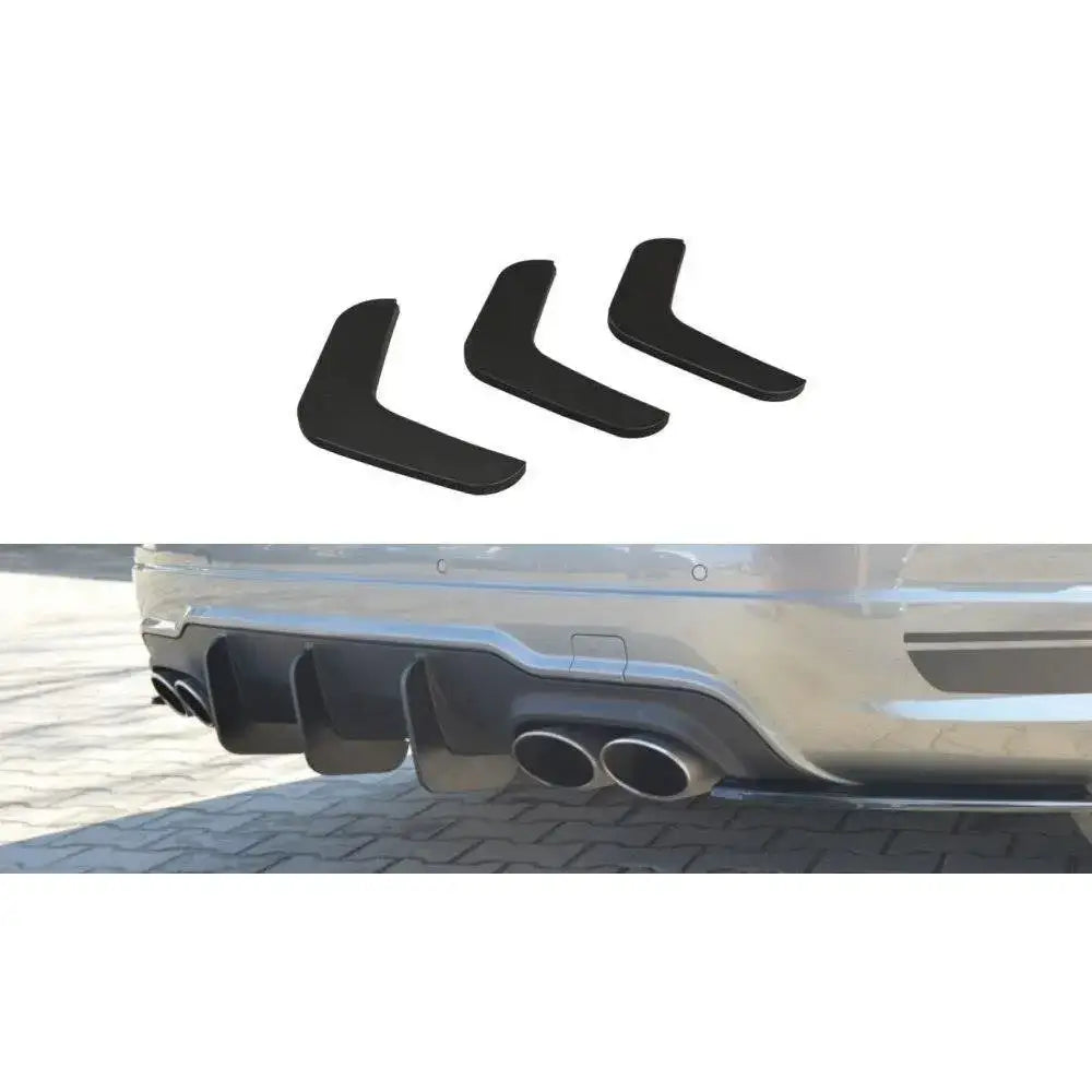 Sentersplitter bak V.2 Mercedes c W204 Amg-line (facelift)