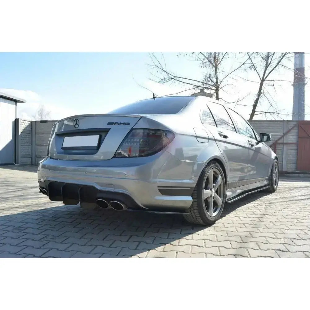 Sentersplitter bak V.2 Mercedes c W204 Amg-line (facelift)
