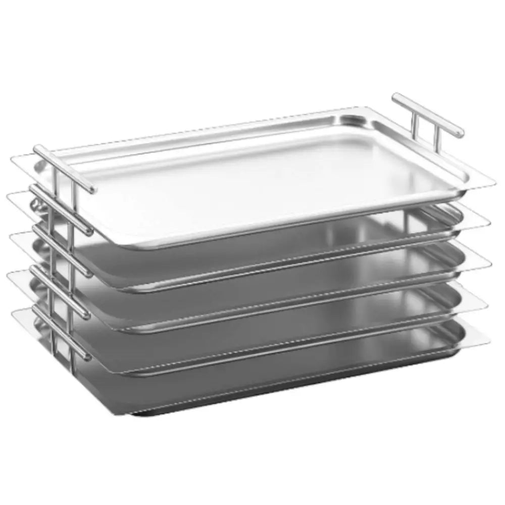 Serveringsskuff med Håndtak Ståltrinn Gn 1/1
