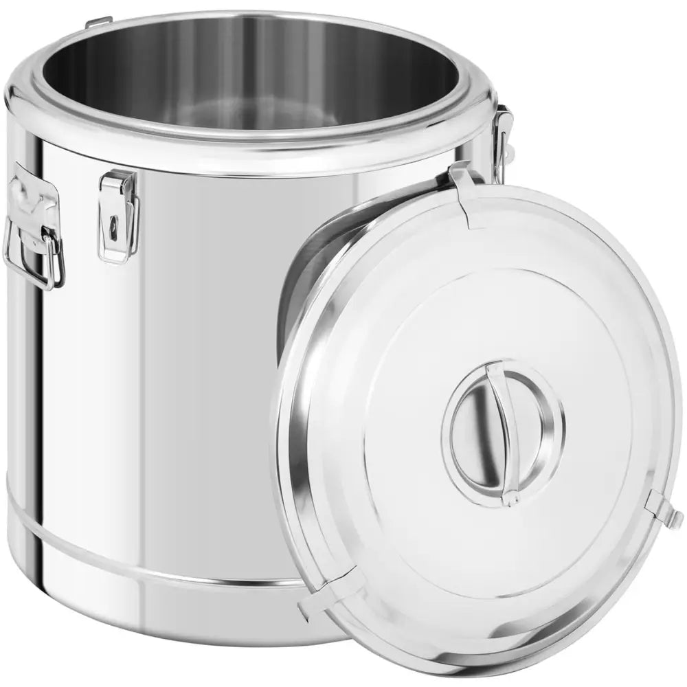 Serveringstermos med Kran for Transport av Drikkevarer Stål 70l