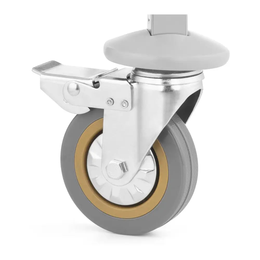 Serveringsvogn 3-etasjes i Rustfritt Stål