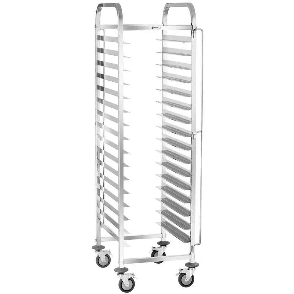 Serveringsvogn for Catering til Transport av 16 Brett 60 x 40 Cm fra Royal Catering Rctw-16tb.1