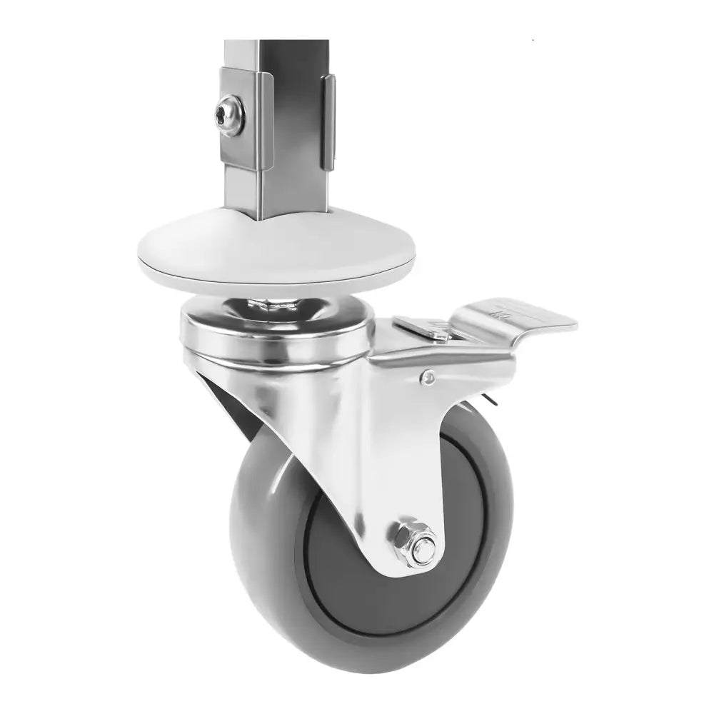 Servitørvogn Catering 2-hylleopptil 160 Kg Rustfritt Stål