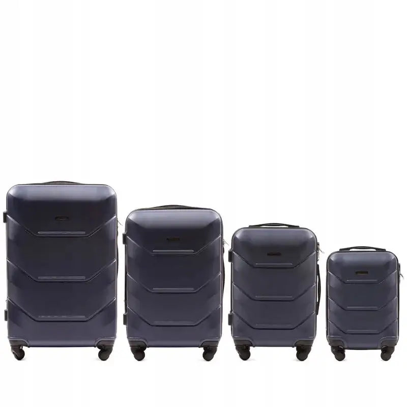 Sett med 4 Kofferter (l,m,s,xs) Wings Lilla