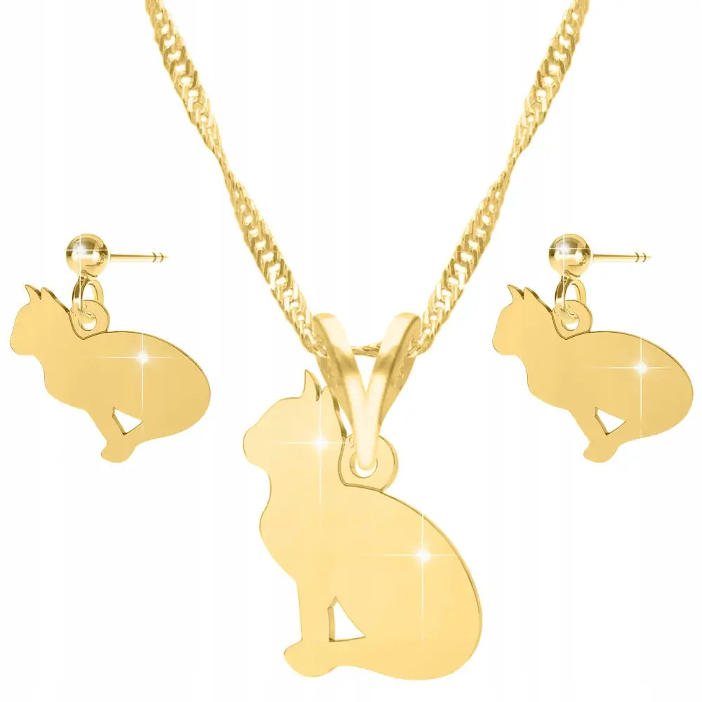 Øredobber Gull og Sølv - Håndlagde Katteøredobber