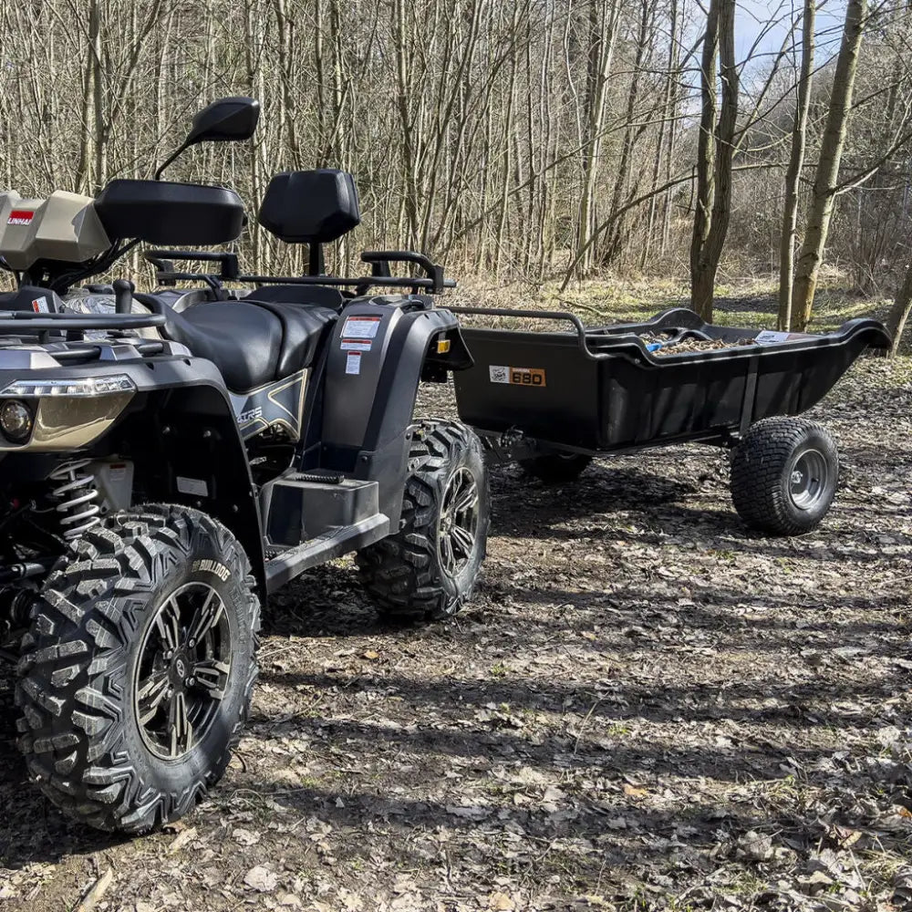 Shark Atv Henger Hage 680 Svart 2 Hjul