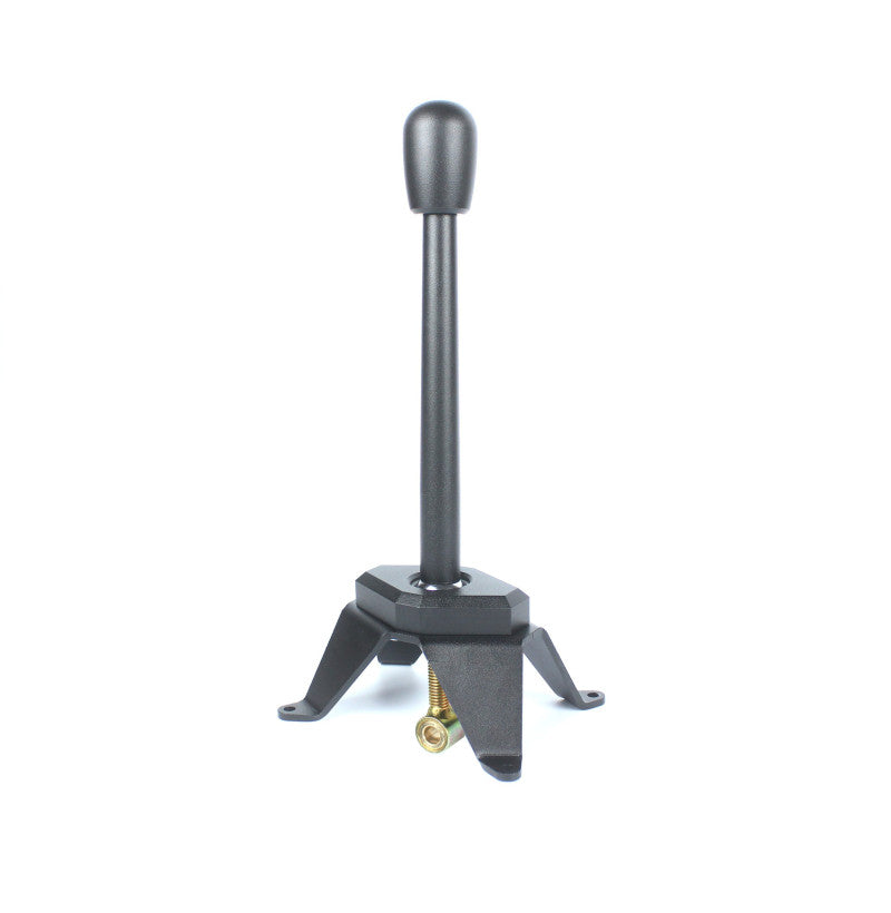 Justerbar short shifter V4 til BMW, CNC-maskinert i stål og aluminium med svart pulverlakk