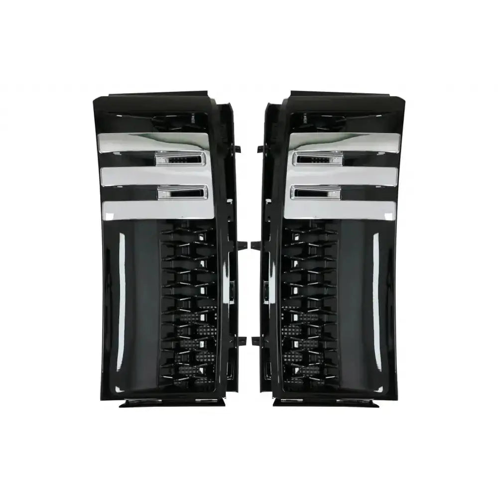 Side Griller Range Rover Vogue Iii L322 02-12 Autobiography Piano Black Edition