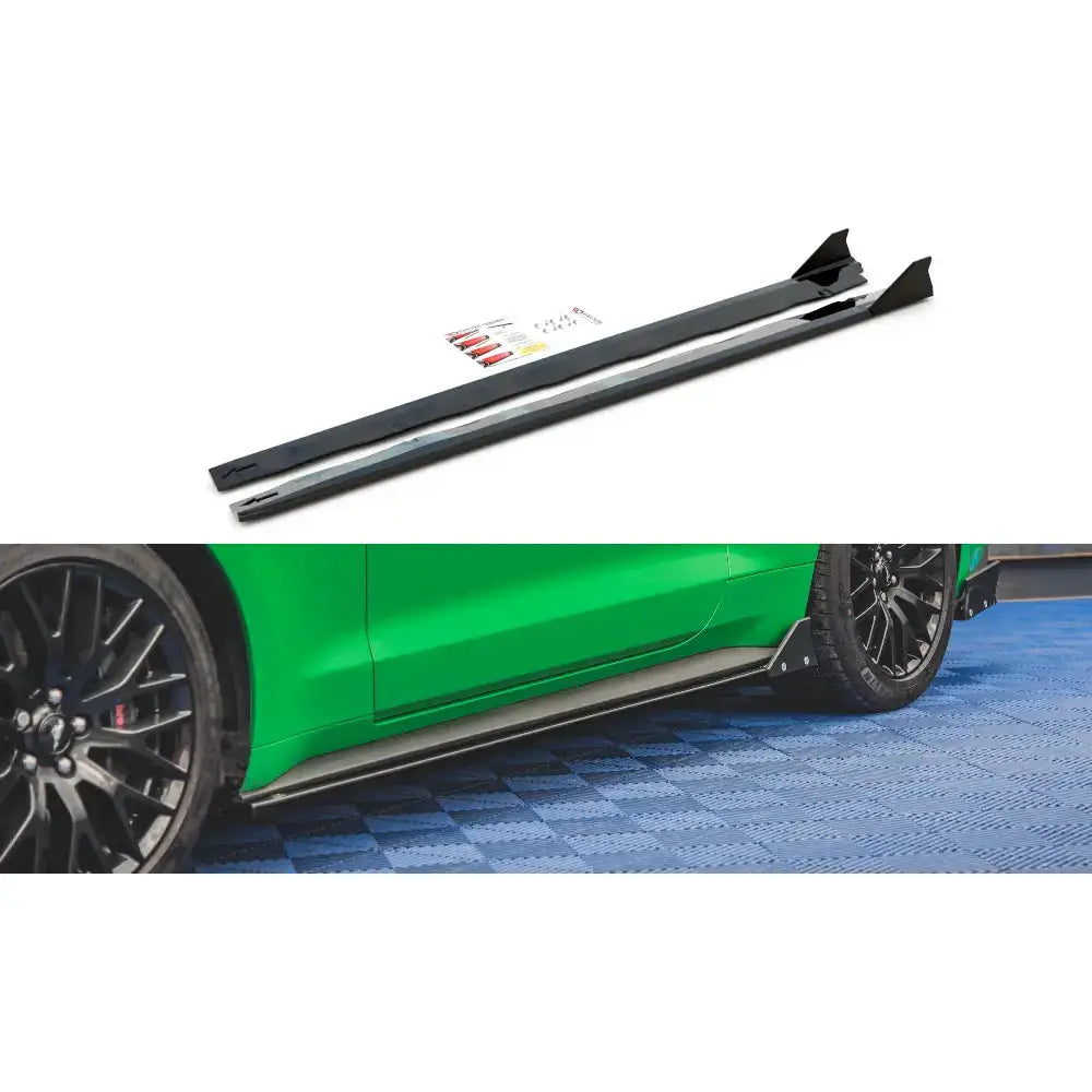 Side Skirts Diffusers + Flaps Ford Mustang Gt Mk6 Facelift
