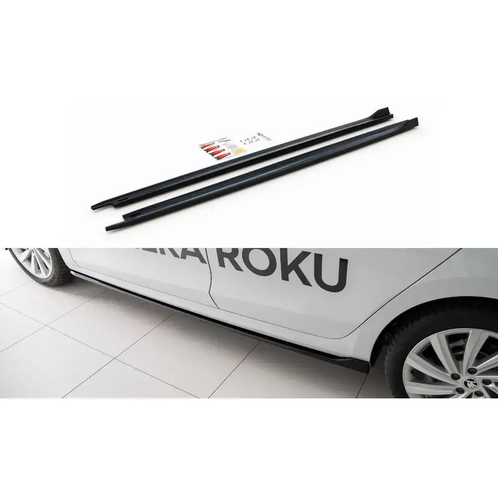 Side Skirts Diffusers V.1 Skoda Octavia Mk4