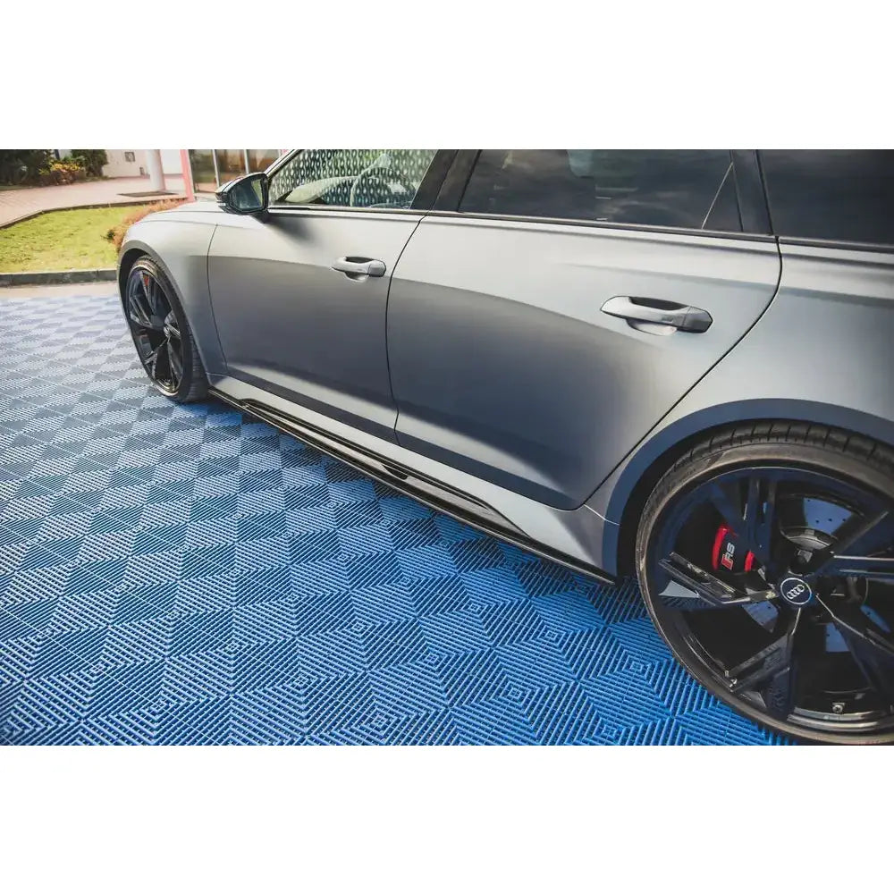 Side Skirts Diffusers V.2 Audi Rs6 C8