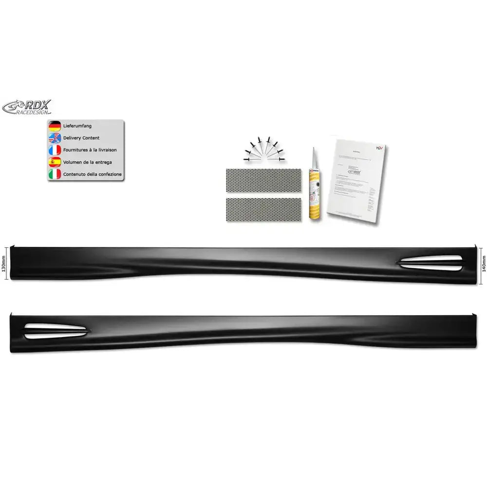 Sideskjørt Citroen C3 02-09 Gt4