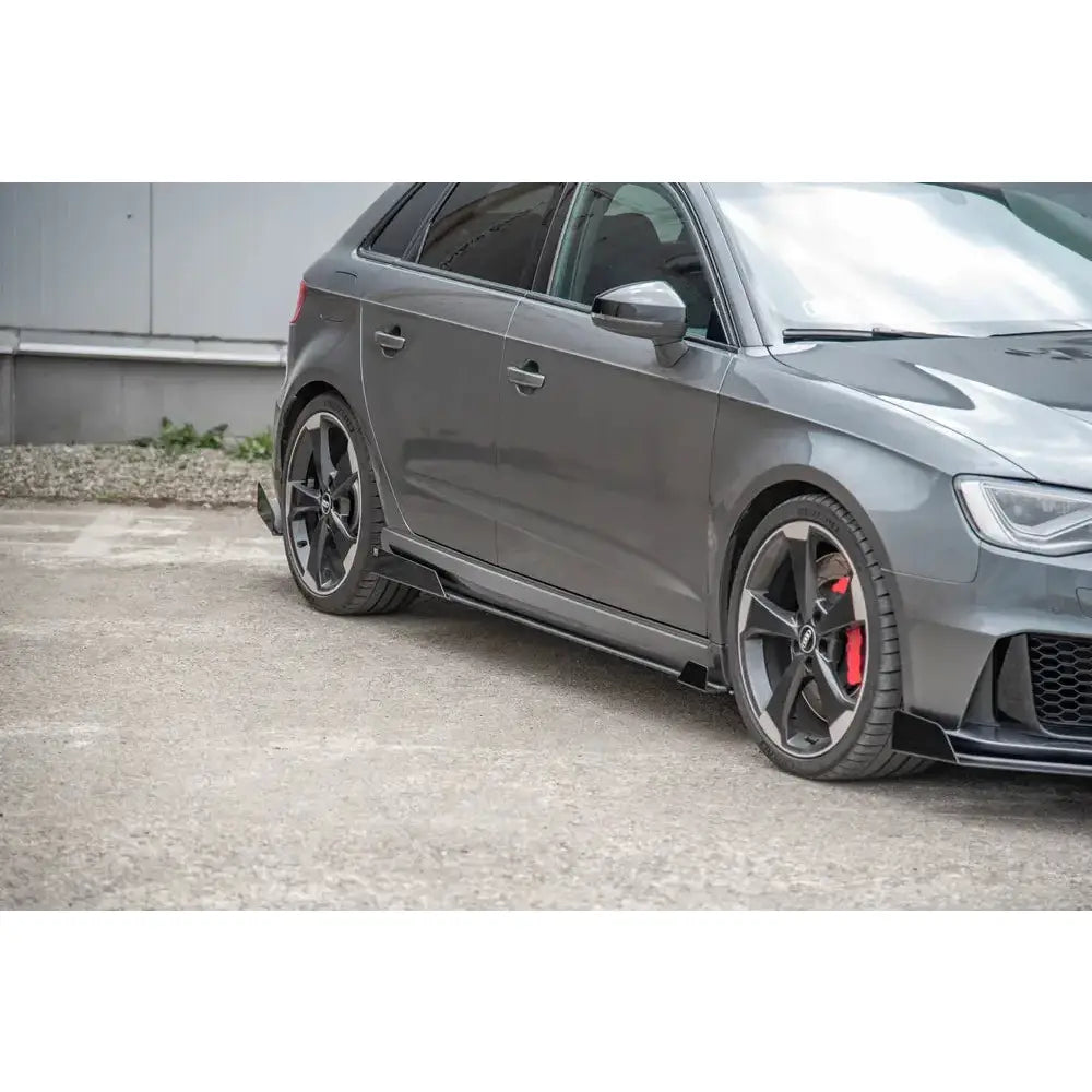Sideskjørt Diffusere Racing + Flaps Audi Rs3 8v Sportback