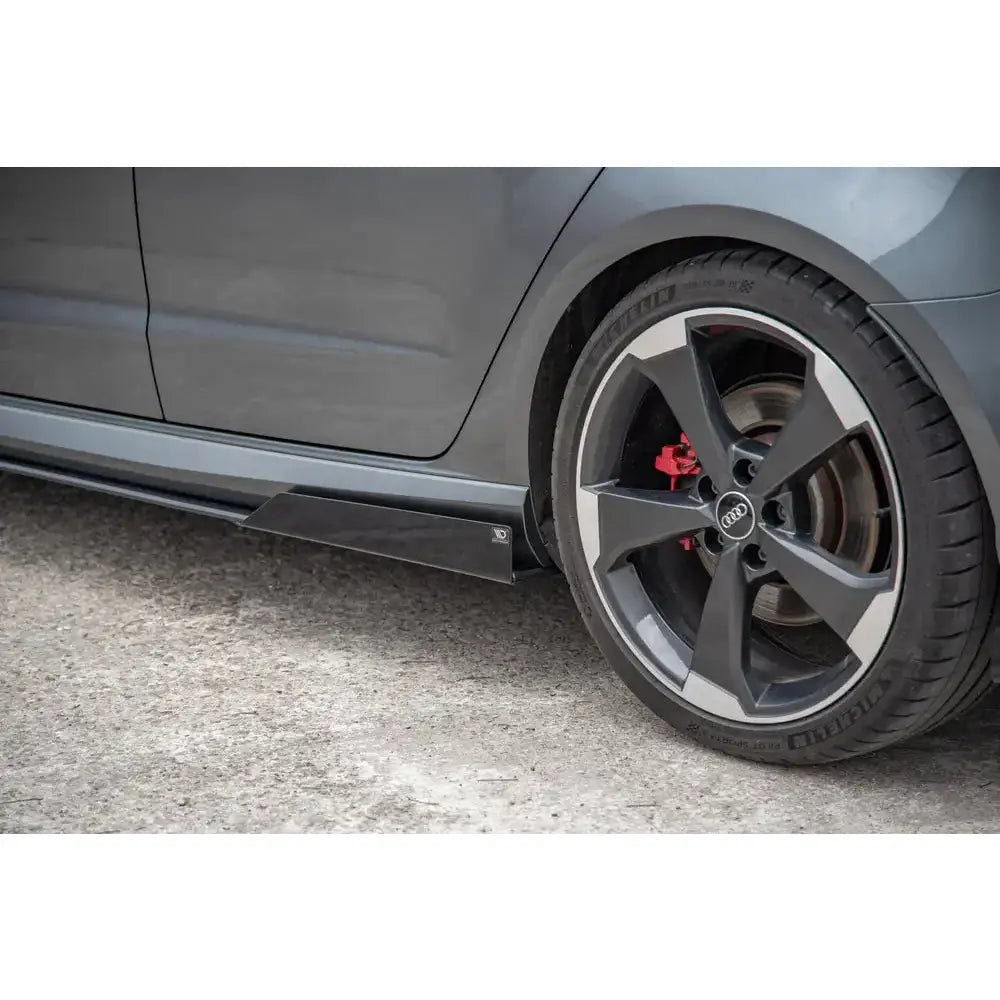 Sideskjørt Diffusere Racing + Flaps Audi Rs3 8v Sportback