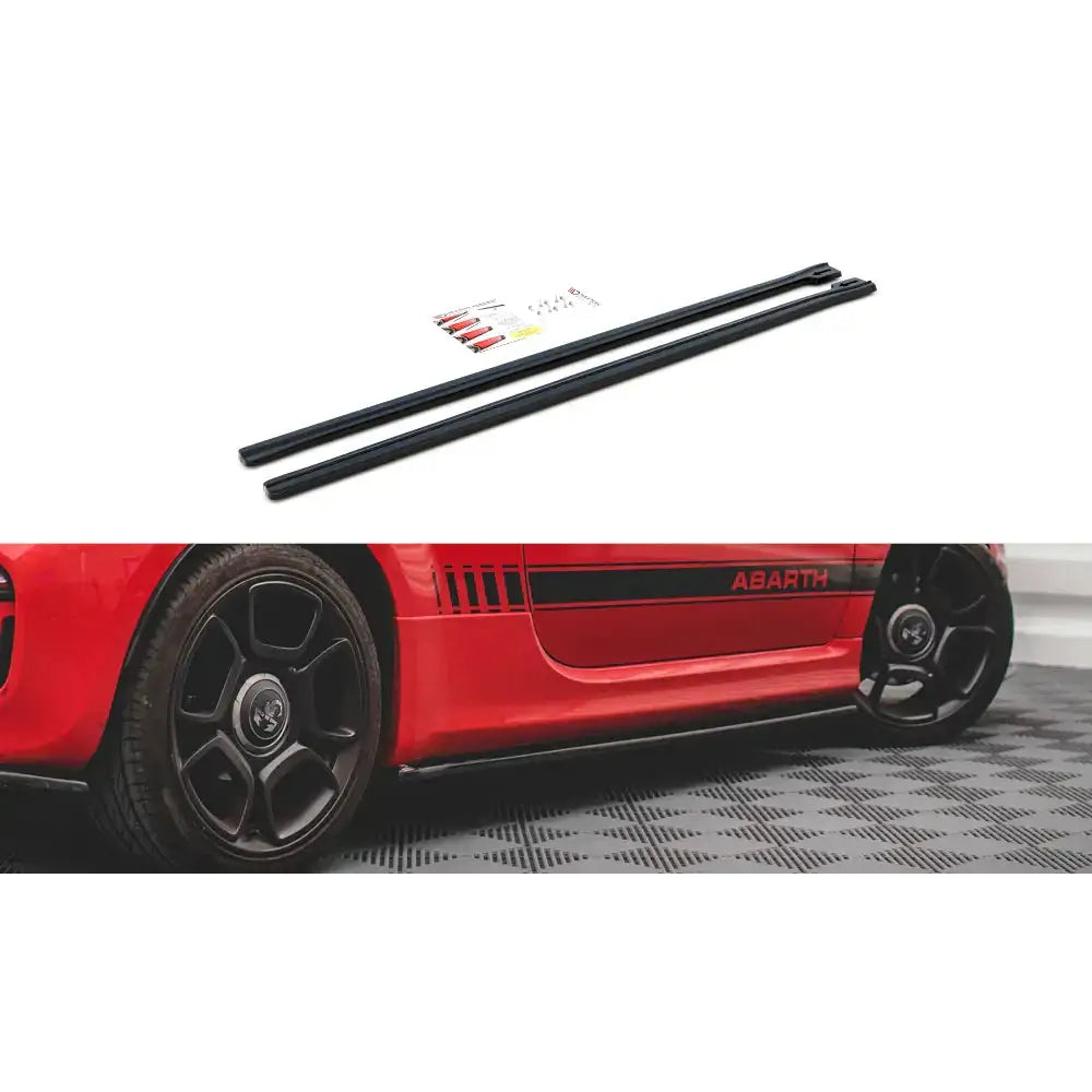 Sideskjørt Diffusers Fiat 500 Abarth Mk1 Facelift