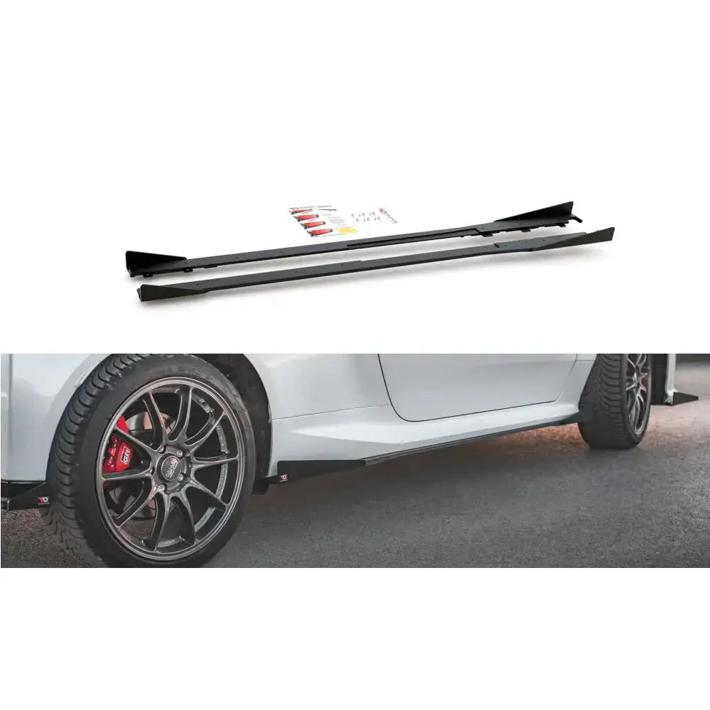 Sideskjørt Diffusers Racing Durability + Flaps Toyota Gr Yaris Mk4